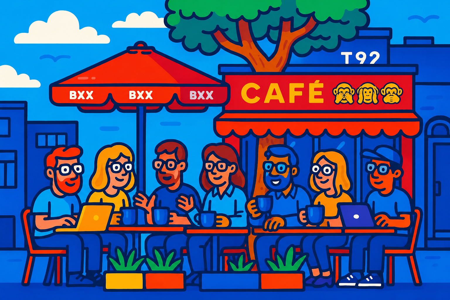 The cafe where reality comes to negotiate